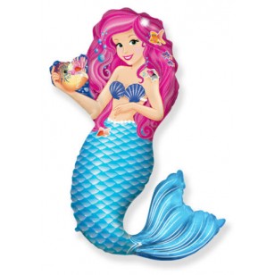 Beautiful Mermaid Supershape Balloon